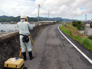 4級基準点測量風景〈写真〉